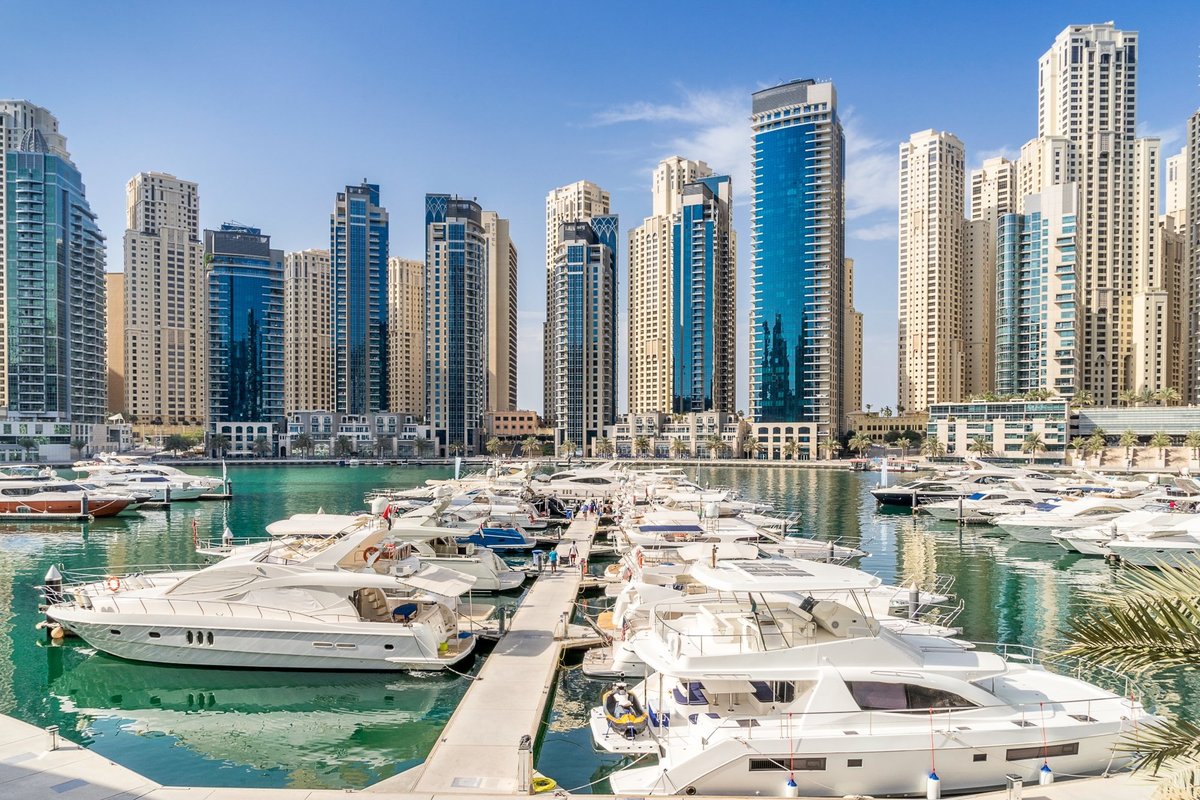 Dubai Marina, home of PIPEX headquarters